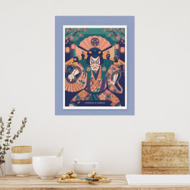 Nordisk-Japansk Illustration –JAPAN  Affisch