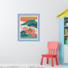 Nordisk-Japansk Illustration –JAPAN  Affisch