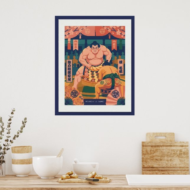 Nordisk-Japansk Illustration –JAPAN  Affisch (Kök)