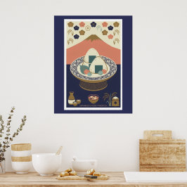 Nordisk-Japansk Illustration –JAPAN  Affisch