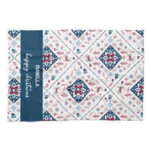 Nordisk jul med Snöflingor och renar