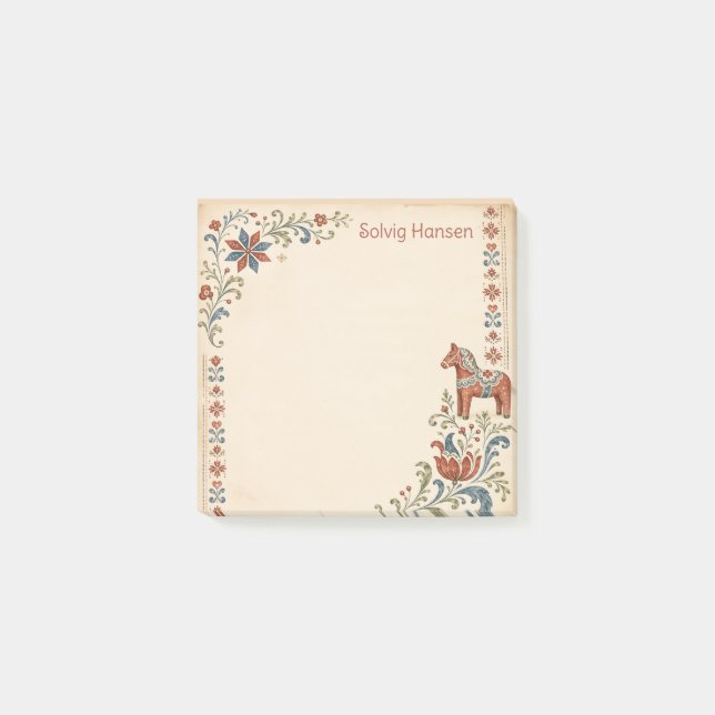 Nordisk jul post-it block (Framsida)