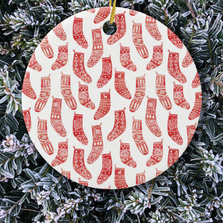 Nordisk julklapp Mönster Julgransprydnad Keramik