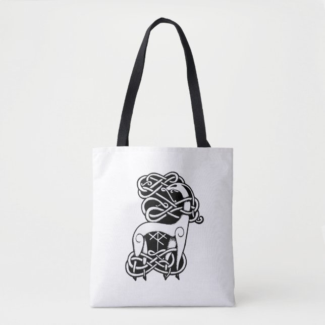 Nordisk/keltisk hjort Tote Bag Tygkasse (Framsida)