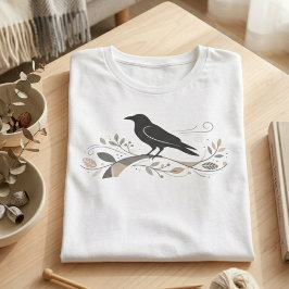 Nordisk kråkkonst Naturälskare Meningsfull present T Shirt