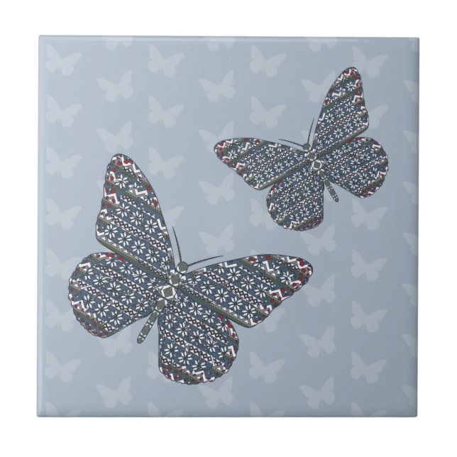 Nordisk monarch Tile Kakelplatta (Framsidan)