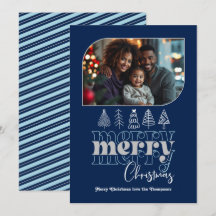 Nordisk natt Modern Retro Doodle Jul Foto