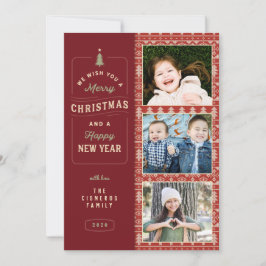 Nordisk nitrat Mönster Helgdag Kort