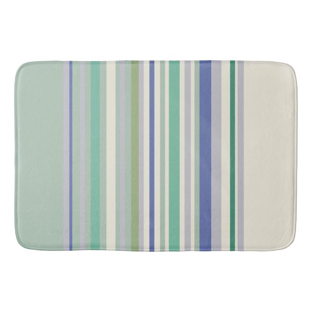 Nordisk Pastell Geometrisk Mönster Badrumsmatta (Framsidan)
