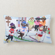 Nordisk skida Labradors målning