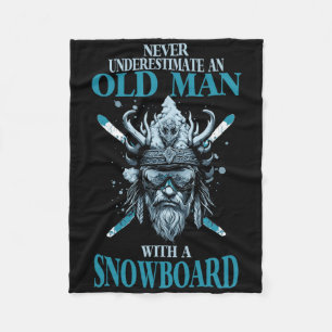 Nordisk snöboarder Snö Fläkt Snowboarding Ski Fleecefilt
