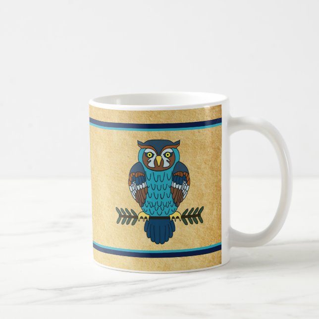 Nordiska folkArt Uggla Kaffemugg (Höger)