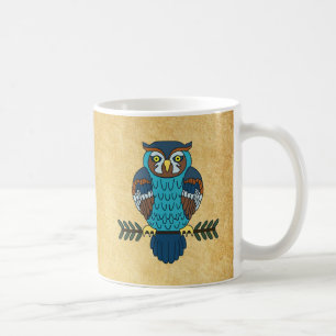 Nordiska folkArt Uggla Kaffemugg