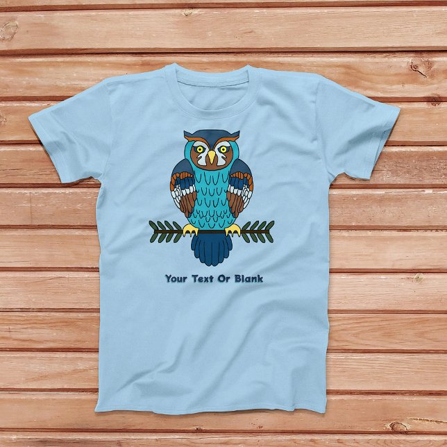 Nordiska folkArt Uggla T Shirt (Nordic Owl T-Shirt)