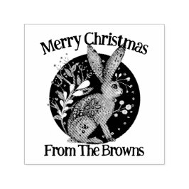 Nordiska folkkonst, Woodland Animals, Hare Självfärgande Stämpel