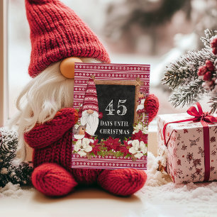 Nordiska Gnome-dagar fram till julklappning Julkort