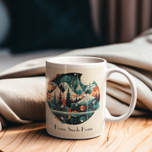 Nordiska Gräs och toppar, anpassningsbar Kaffemugg