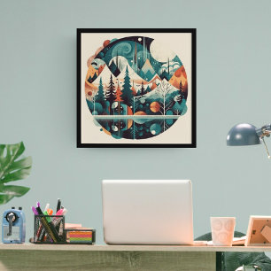 Nordiska Gräs och toppar Poster