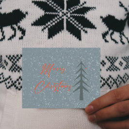 Nordiska Grönten Julgran Anpassade Helgkort