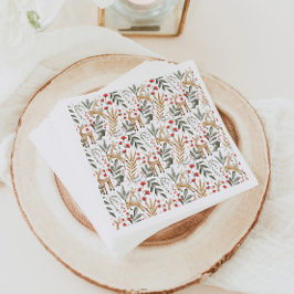 Nordiska Helgdag Pappra Napkins Scandi-Hjorten Pappersservett