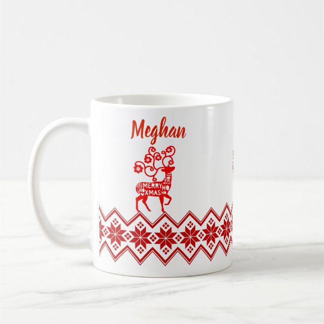 Nordiska Hjortens Helgdag-Anpassningsbar Kaffemugg (Vänster)