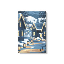 Nordiska julbyage Art Scandinavian Winter