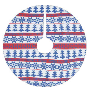 Nordiska julgranar julgransmatta borstad polyester