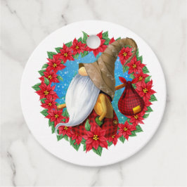 Nordiska jultomten gåvor etiketter