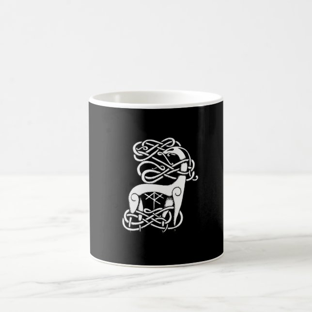 Nordiska/keltiska hjort-kaffe Mugg (Center)