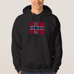 Nordiska Kor Norg, Flagga, Norge, dag 17 maj Hoodie