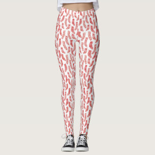 Nordiska lager Skandinavian jul Red White Leggings