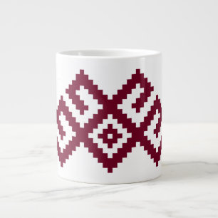 Nordiska lettiska, litauiska symbolen jumbo mugg
