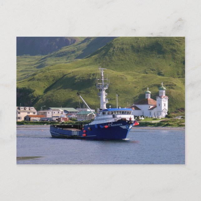 Nordiska marinen, Crab Boat in Dutch Harbor, AK Vykort (Framsida)
