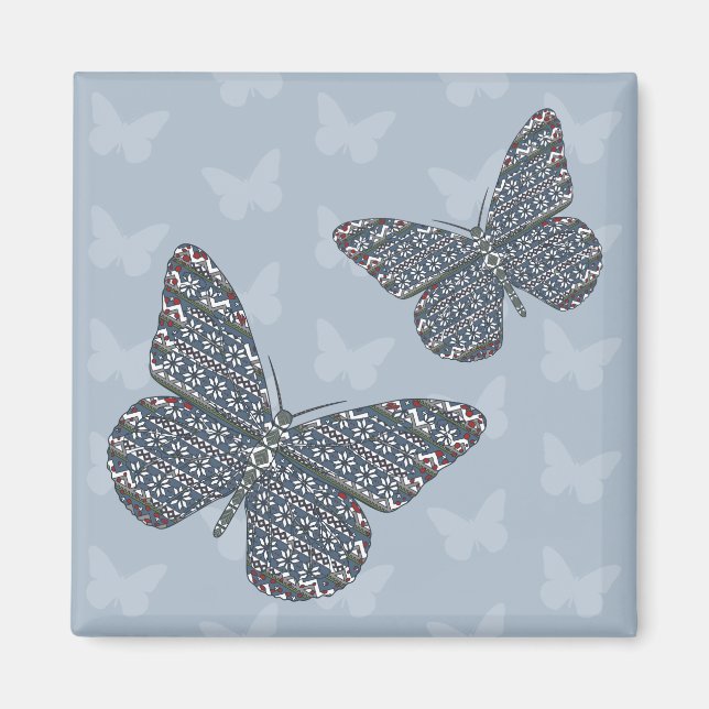 Nordiska monarch Magnet (Framsidan)