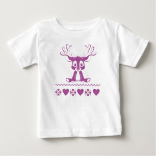 Nordiska mönster med hjort t shirt