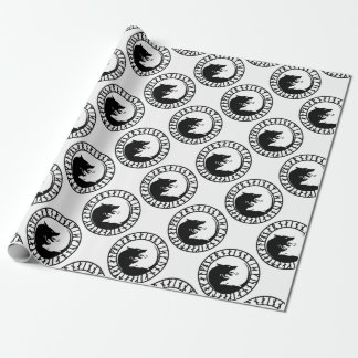 Nordiska runor för Runic förfärliga vargviking Presentpapper