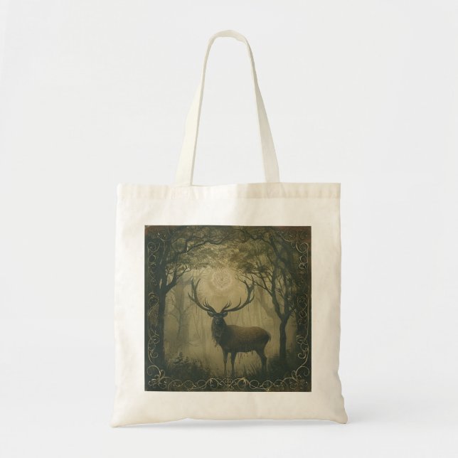 Nordiska Samhain Tote bags - Stag Design Tygkasse (Framsidan)