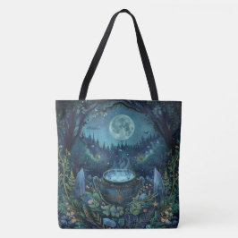 Nordiska Samhain Tote bags - Witch's Cauldron Desi Tygkasse