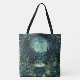 Nordiska Samhain Tote bags - Witch's Cauldron Desi Tygkasse