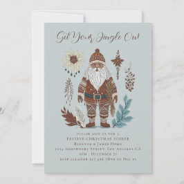 Nordiska Santa God jul Inbjudningar