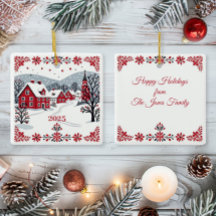 Nordiska skandinaviska byn