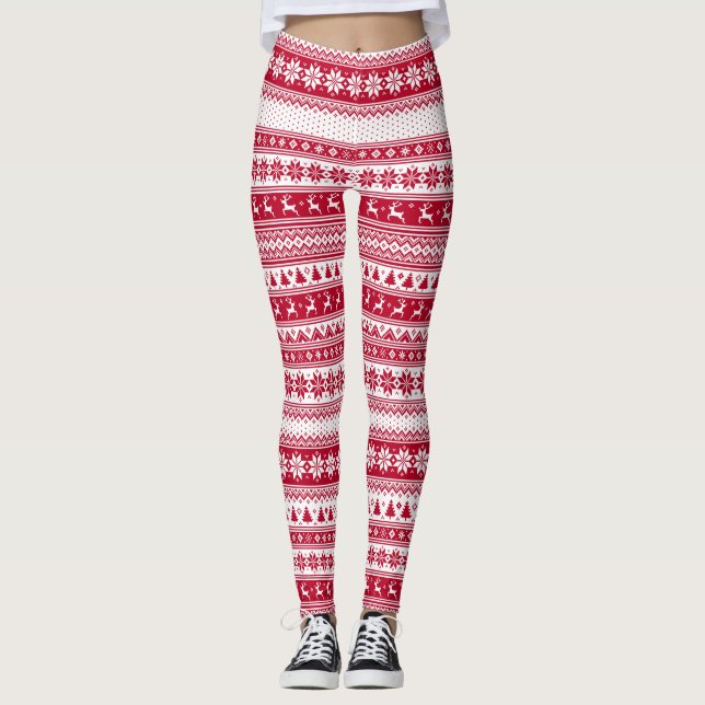 Nordiska - Skandinaviska julen Leggings (Framsida)