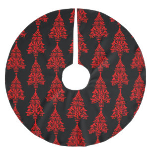Nordiska Skandinaviska Julgran-Dekorationer Julgransmatta Borstad Polyester