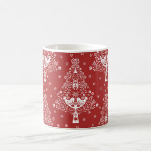 Nordiska skandinaviska Julgran Magic Kaffemugg