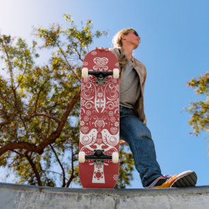 Nordiska skandinaviska Julgran Magic Mini Skateboard Bräda 18,5 Cm