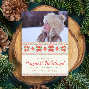 Nordiska Snöflingor julsötare Helgdag Photo Julkort