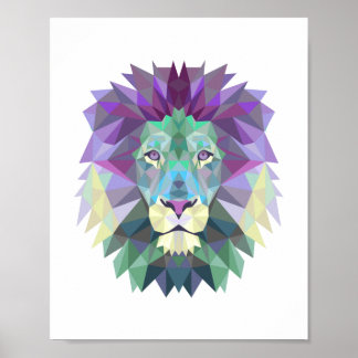 Nordiska stil, geometrisk lejon poster