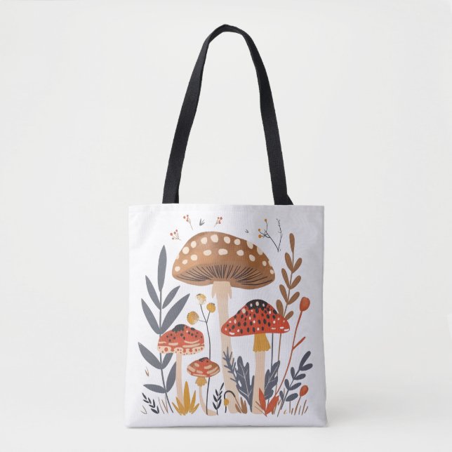 Nordiska Svampar Totebag Tygkasse (Framsida)