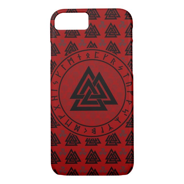 Nordiska Valknut, Viking symboliphone case Case-Mate iPhone Skal (Baksida)