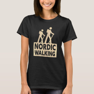 Nordiska vandrande naturobergsförkylning t shirt